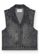 Homage to Denim Vintage grey denim gilet studs