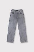 Alix The Label Ladies woven stras bull pants grey denim