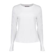 Geisha 42611-41 000 t-shirt rib long sleeves white