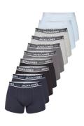 Jack & Jones Heren boxershorts effen jacsolid mega multipack 10-pack