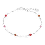 Label Kiki Armband dottie ruby silver