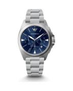 Emporio Armani Staal chronograaf heren horloge