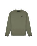 Malelions Sport counter sweater 2.0 d.green ms2-aw24-39-036