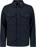 No Excess Overshirt button closure melange night