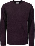 No Excess Pullover crewneck 2 coloured chenil aubergine