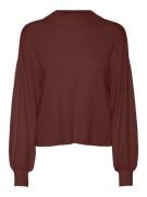 Vero Moda Vmnancy ls funnelnk pullover ga bordeaux