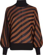 King Louie Tina top spiro stripe copper