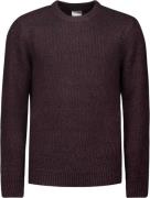 No Excess Pullover crewneck 2 coloured soft s aubergine