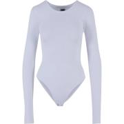 Urban Classics Dames stretch jersey body met lange mouwen