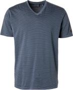 No Excess T-shirt v-neck 2 coloured stripes g night