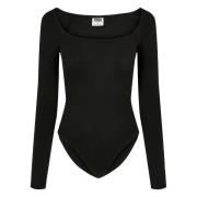 Urban Classics Dames biologische bodysuit met lange mouwen