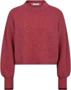 Co'Couture iecc crop rib o-knit magenta