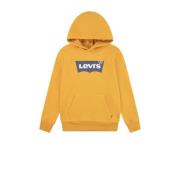 Levi's Badwing screem print hoodie oker