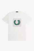 Fred Perry Laurel wreath grid t-shirt