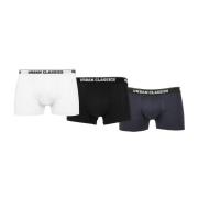 Urban Classics Heren biologische boxershorts (set van 3)