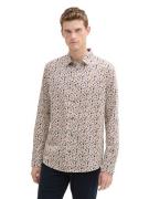 Tom Tailor Fitted printed stretch shirt