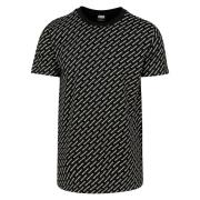 Urban Classics Heren all over logo t-shirt