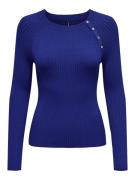 Only onlmeddi ls button detail o-neck 15324606 sodalite