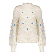 Geisha pullover dots and flowerrs 44841-23 721 light sand/beige