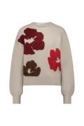 Studio Anneloes nour flower pullover 12024 1436 /merlot