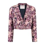 Studio Amaya blazer iris pinknavy