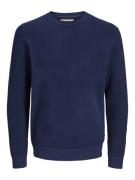 Jack & Jones jprblunoah knit crew neck bf ln 12265328 night sky