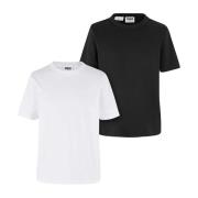 Urban Classics Jongens basic organic t-shirt (set van 2)