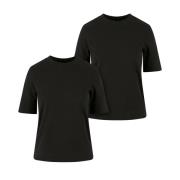 Urban Classics Dames klassiek t-shirt (set van 2)