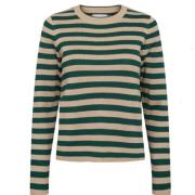 Nümph Nustripy pullover 704781 green