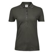 Tee Jays Dames luxe stretch poloshirt met korte mouwen