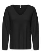 Only Onlkatia ls rib v-neck cc knt