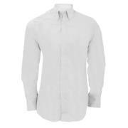 Kustom Kit Herenstad business shirt met lange mouwen