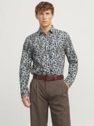 Jack & Jones Jprblaleeds print dobby l/s shirt l