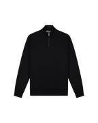 Malelions men turtle half zip sweater mm2-aw24-03 900 black