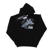 Marvel Avengers Dames the avengers quinjet breakdown hoodie