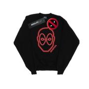 Marvel Avengers Dames deadpool neon hoofd sweatshirt