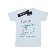 Friends Dames how you doin? handschrift katoenen vriend t-shirt