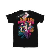 DC Comics Dames super powers neon bloemen katoenen vriendje t-shirt