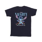 Disney Heren lilo & stitch naughty & nice t-shirt