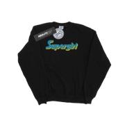 DC Comics Dames supergirl sweatshirt met gekraakt logo