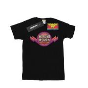 DC Comics Dames wonder woman regenboog logo katoenen vriendje t-shirt