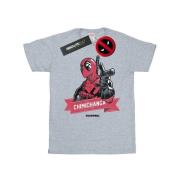 Marvel Avengers Heren deadpool chimichanga vinger t-shirt