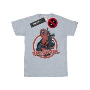 Marvel Avengers Heren deadpool pistool vinger t-shirt