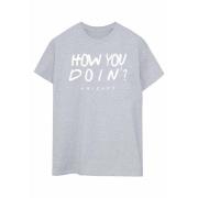 Friends Dames how you doin? katoenen boyfriend t-shirt