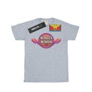 DC Comics Dames wonder woman regenboog logo katoenen vriendje t-shirt