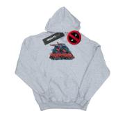 Marvel Avengers Heren deadpool zwaard logo hoodie