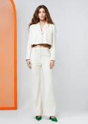 Freebird Leatherlook broek jeanette off white