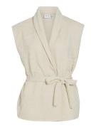 Vila Vimalana sl vest cardigan beige