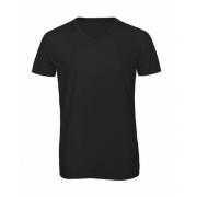 B and C Heren triblend v hals t-shirt