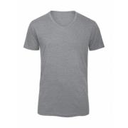 B and C Heren triblend v hals t-shirt